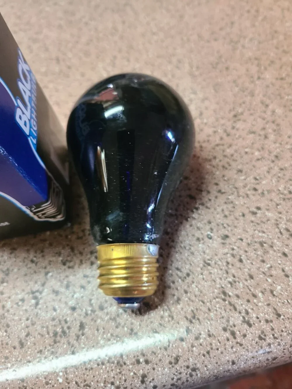 3 New BLACK LIGHT 75 Watt 120V Standard Household Light Bulb Mr. Light